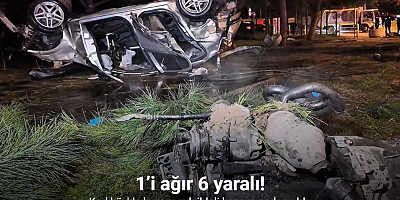 Kırmızı ışık ihlali kazaya neden oldu: 1’i ağır 6 yaralı