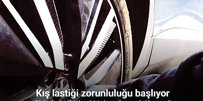 Kış lastiği zorunluluğu 15 Kasım’da başlıyor: Sürücüler lastik takmak için kar yağmasını beklememeli