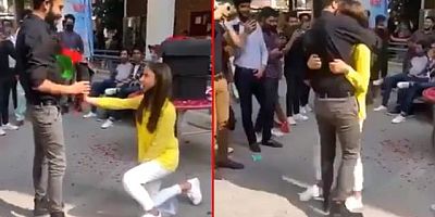 Kız öğrenci erkek arkadaşına evlenme teklif etti, üniversite yönetimi iki öğrenciyi okuldan uzaklaştırdı