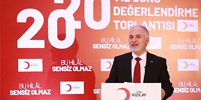 KIZILAY'DAN 2021 HEDEFİ: 37 MİLYON KİŞİYE YARDIM, HEDEF 2 MİLYON EĞİTİMLİ GÖNÜLLÜ