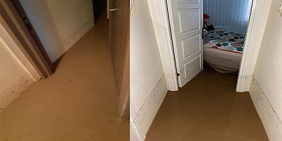 Kocaeli'de sel sularıyla dolan evler kullanılamaz hale geldi
