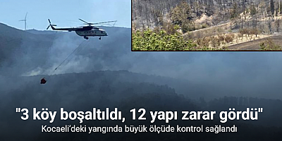 Kocaeli’deki yangında büyük ölçüde kontrol sağlandı