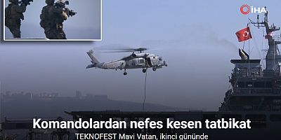 Komandolardan nefes kesen tatbikat