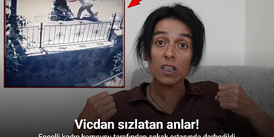 Komşusunu gürültü yaptığı için polise şikayet eden engelli kadın sokak ortasında darbedildi