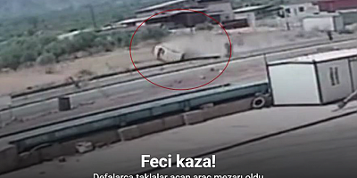 Kontrolden çıkan araç taklalar attı, sürücü hayatını kaybetti