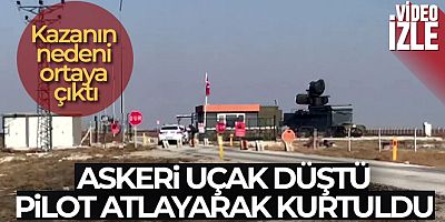 Konya'da Türk Yıldızları'na ait uçak düştü, pilot atlayarak kurtuldu