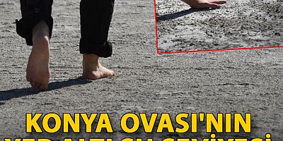 Konya Ovası'nın yer altı su seviyesi 50 metre geriledi
