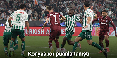 Konyaspor puanla tanıştı Trabzonspor deplasmanda tek golle mağlup oldu