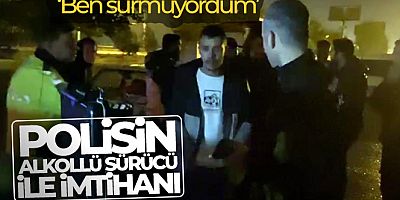 Kovalamacada yakalanan alkollü sürücü: 