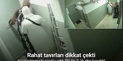 Küçükçekmece’de gündüz vakti 200 Bin TL’lik altın hırsızlığı