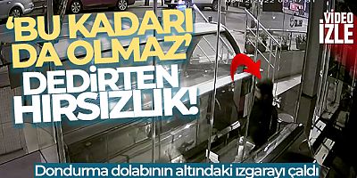 Küçükçekmece'de ilginç hırsızlık kamerada