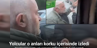 Küçükçekmece’de yol vermeme tartışmasında bıçak çekildi