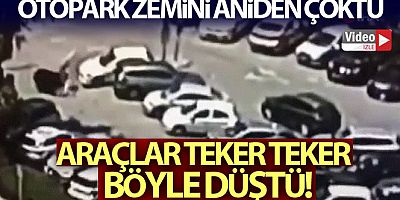 Kudüs'te otopark zemini çöktü