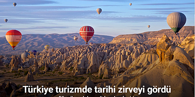 Kültür ve Turizm Bakanı Mehmet Nuri Ersoy üçüncü çeyrek turizm verilerini açıkladı