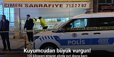 Kuyumcu 100 kilogram emanet altınla yurt dışına kaçtı