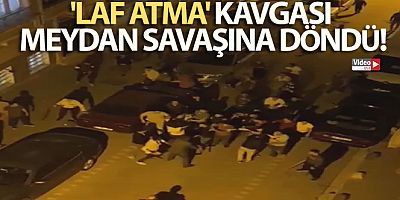 'Laf atma' kavgası meydan savaşına döndü, eline sopayı alan kavgaya koştu!