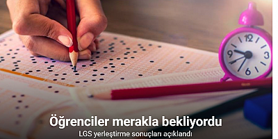 LGS yerleştirme sonuçları açıklandı