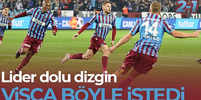 Lider Trabzonspor dolu dizgin