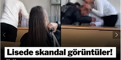 Lisede skandal görüntüler! Öğretmene yapılanlar izleyenleri bile utandırdı