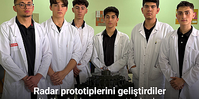 Liseli gençler ürettikleri radar projesini geliştirerek savunma sanayine katkı sağlamak istiyor
