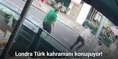 Londra Türk restoran müdürü motosikletin önüne atlayarak kız çocuğunu kurtardı