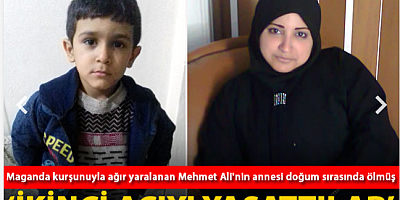 Maganda kurşunuyla ağır yaralanan Mehmet Ali'nin annesi doğum sırasında ölmüş