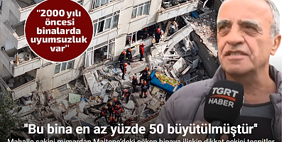 Mahalle sakini mimardan Maltepe’deki çöken binaya ilişkin dikkat çekici tespitler