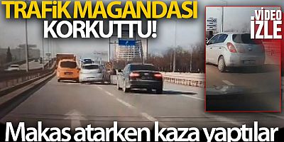 Makas atarken kaza yaptılar