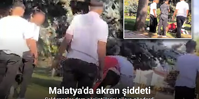 Malatya’da akran şiddeti ve dehşet dakikaları kamerada