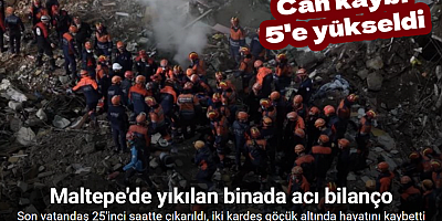 Maltepe’de çöken binadan acı haber! Enkaz altındaki son kişinin de cansız bedenine ulaşıldı