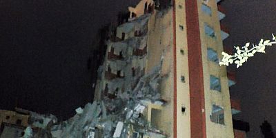 Maltepe'de yıkımına başlanan bina yarım bırakıldı, vatandaşlar tepki gösterdi