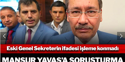 Mansur Yavaş'a soruşturma Melih Gökçek'e ret! Eski Genel Sekreter'in ifadesi işleme konmadı