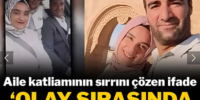 Mardin'deki aile katliamında sırrı çözecek ifade: 'Olay sırasında evdeydim'