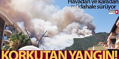 Marmaris'te orman yangını