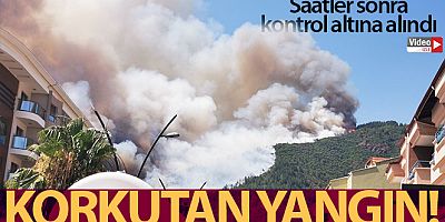 Marmaris'te orman yangını