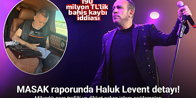 MASAK raporunda Haluk Levent detayı: Milyarlık para trafiği ve dikkat çeken işlem açıklamaları