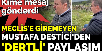 Meclis'e giremeyen Mustafa Destici'den 'dertli' paylaşım. Kime mesaj gönderdi