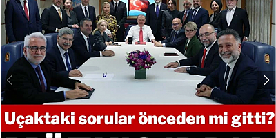 Medya ombudsmanından müthiş iddia: Uçaktaki sorular önceden mi gitti?
