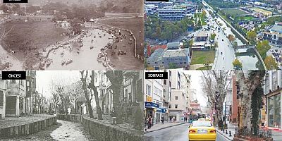 Megakentin derelerini beton döküp kapattılar