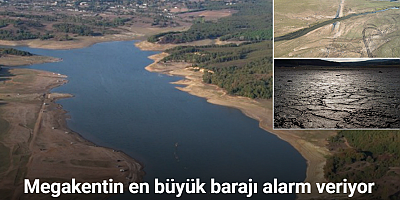 Megakentin en büyük barajı alarm veriyor
