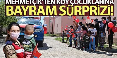 Mehmetçik'ten köy çocuklarına bayram sürprizi!
