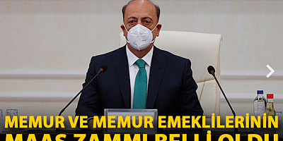 Memur ve memur emeklilerinin maaş zammı belli oldu