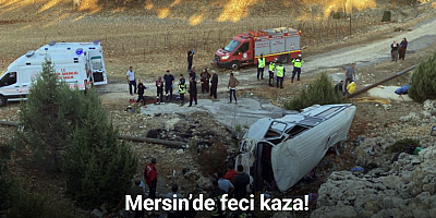 Mersin’de feci kaza! 5 kişi hayatını kaybetti, 10’dan fazla yaralı