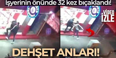 Mersin'de restoran işletmecisinin öldürülme anı kamerada