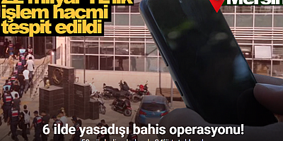 Mersin merkezli 6 ilde 22 milyarlık operasyon: 34 tutuklama