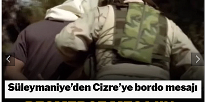 Mesajın büyüğü bu berede saklı! Süleymaniye'den Cizre'ye bordo mesajı