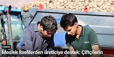 Meslek liselilerden üreticiye destek: Çiftçilerin traktör bakımını ücretsiz yaptı