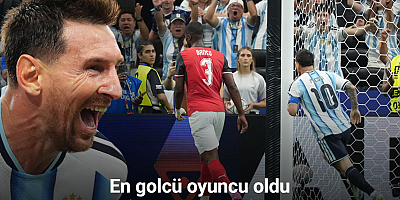 Messi, Dünya Kupası tarihinin en golcü ismi oldu