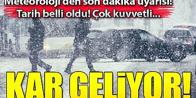 Meteoroloji'den son dakika kar uyarısı! Çok kuvvetli geliyor, donacağız! Tarih belli oldu! Perşembe'den itibaren...