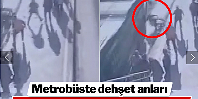 Metrobüste dehşet anları! Tekerlekli sandalyesiyle ezilen yolcu öldü